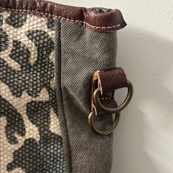 Brown and Grey Myra Tote Bag - Picture 2 of 10